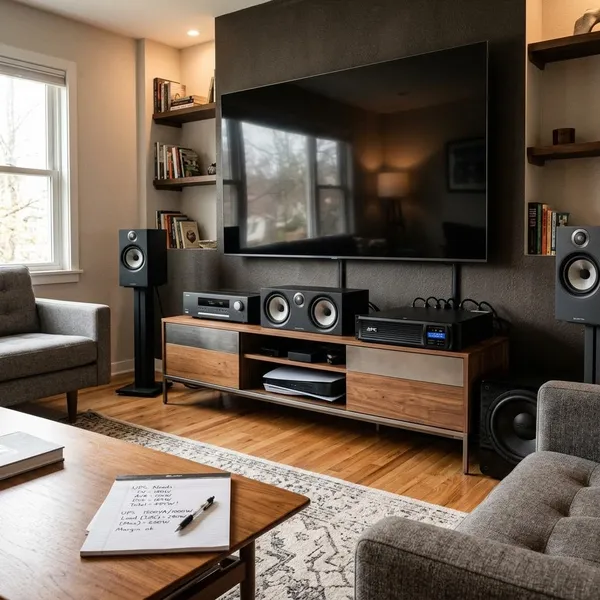 Which UPS type is best for a home theater system?