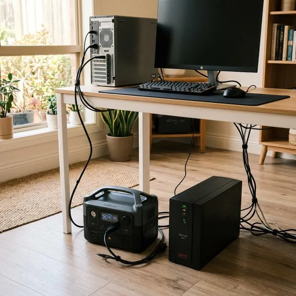 can a portable power station be used as a ups
