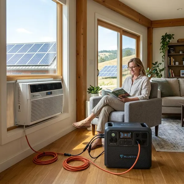 can a solar generator power an air conditioner
