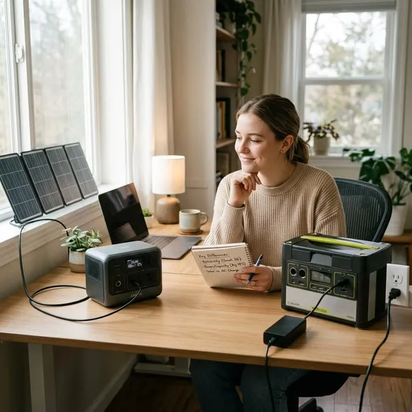 How to Choose Between a Solar Generator and Portable Power Station