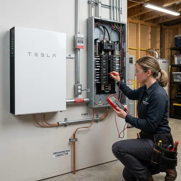 How do grounding rules differ between battery systems?
