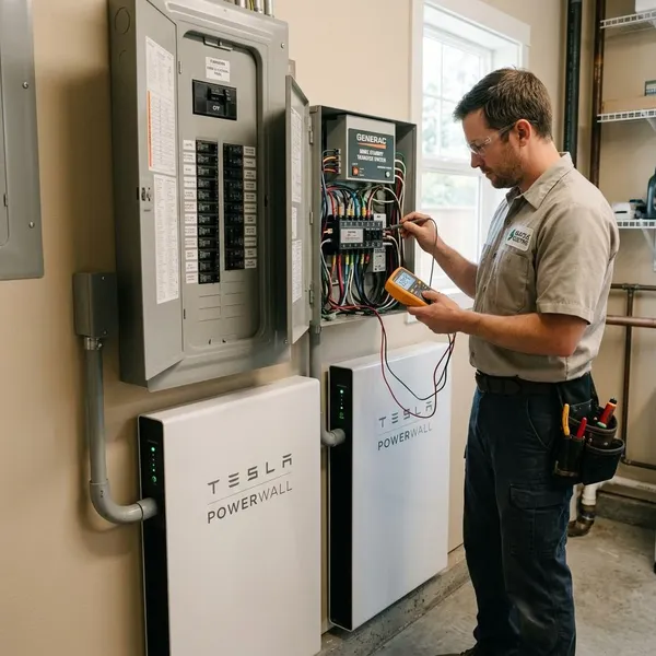 How does a home battery backup system work?