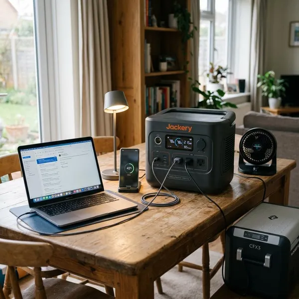 How do you calculate portable power station runtime?