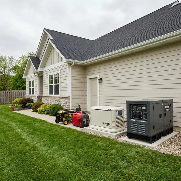 What types of backup generators are available?