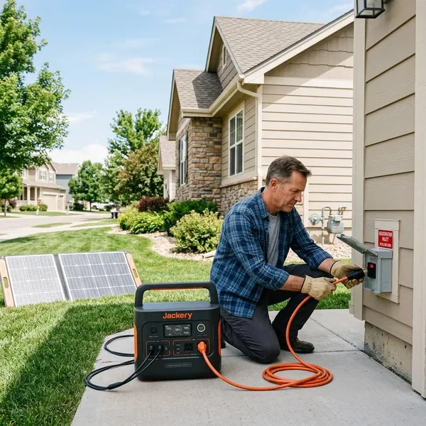 How Does a Solar Generator Power a House?
