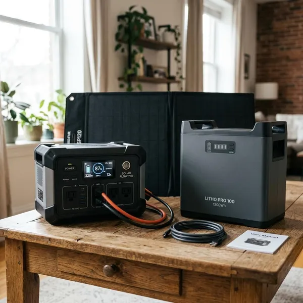is a solar generator just a battery