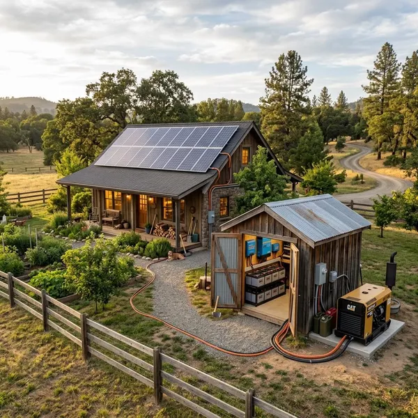 Why Add a Generator to an Off Grid Solar System?