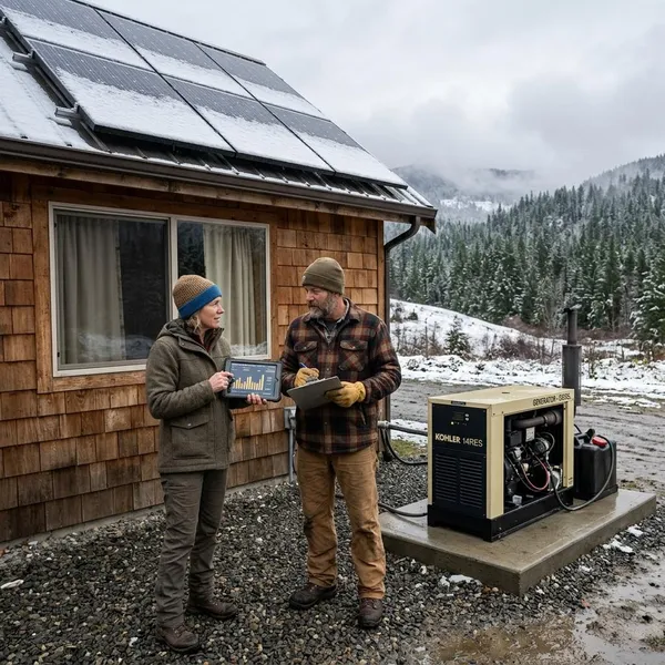 How Does an Off Grid Solar System With Generator Backup Work?