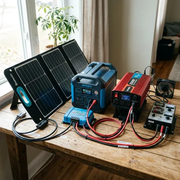 How does a solar generator work?