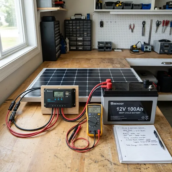 solar panel for charging 12v battery