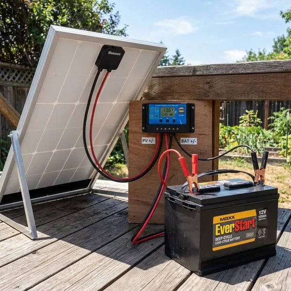 What Size Solar Panel Do You Need for a 12V Battery?