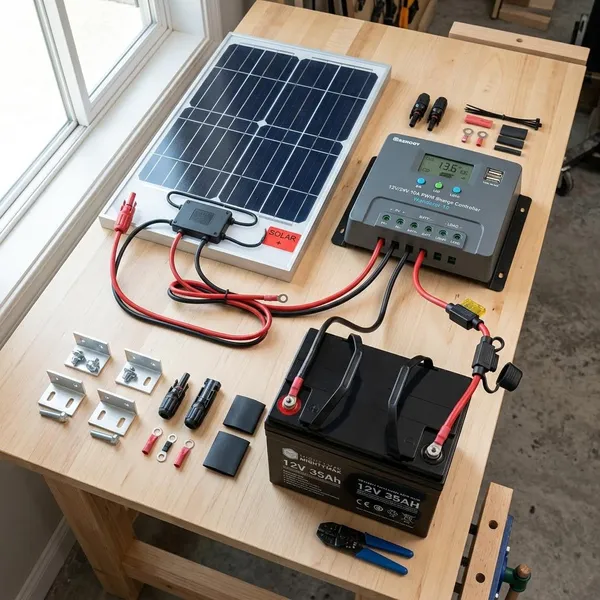 How Does a Solar Panel Charge a 12V Battery?