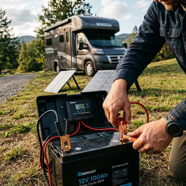 Portable vs Roof-Mounted Solar Panels for Campers