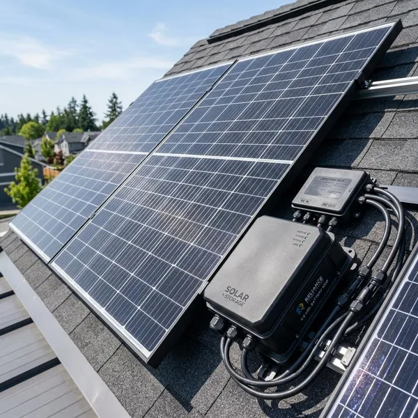 solar panel with built in battery