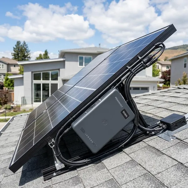 How Does a Solar Panel With Built-In Battery Work?