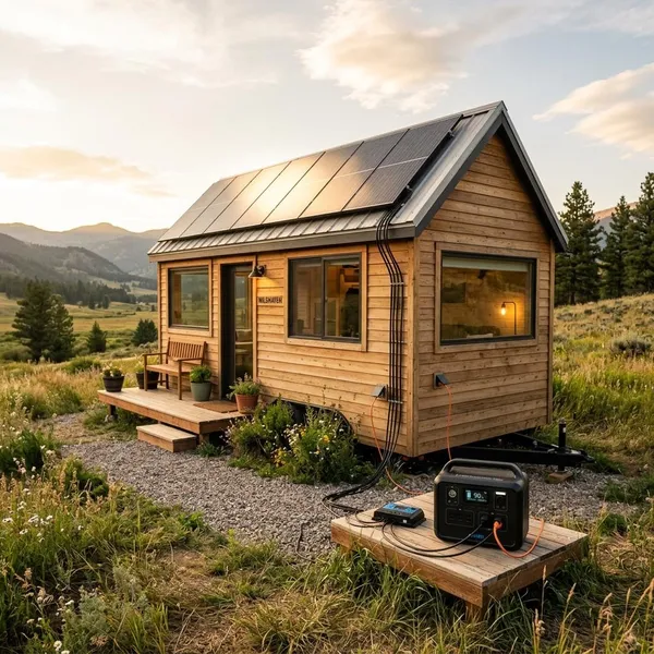 solar powered generator for tiny house