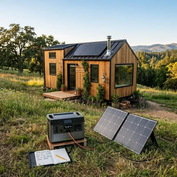 How Does a Solar Generator Work in a Tiny House?