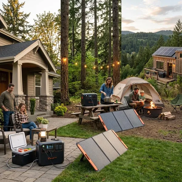 What can a solar generator power?