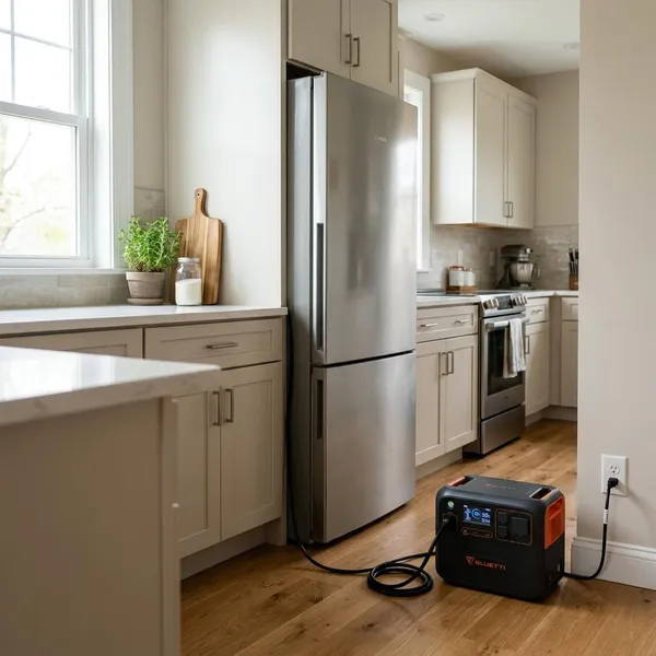 what size portable power station will run a refrigerator